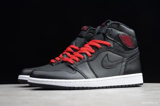 Rep 555088-060 High Jordan Air Black Retro OG Satin 1 0517